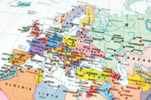 mappa politica Europa